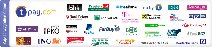 Umożliwiamy szybkie płatności internetowe za pomocą serwisu Tpay.com