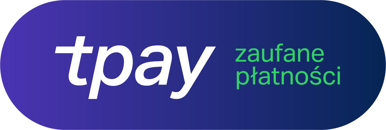 Logo Tpay i przycisk do strony tpay