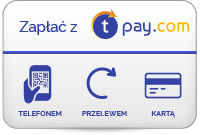 Zapłać wygodnie online przez tpay.com